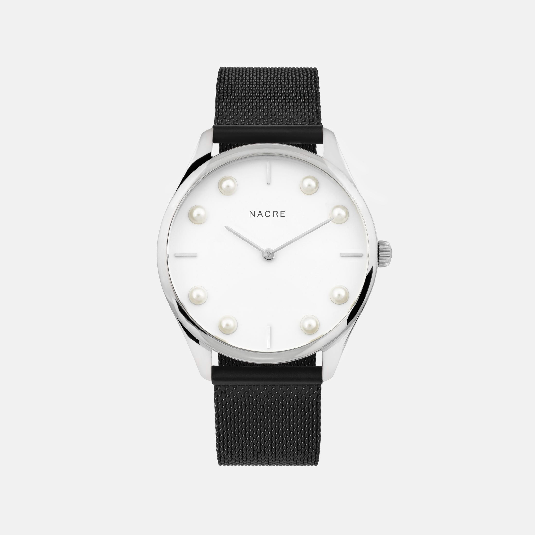 Lune 8 - Stainless Steel - Sand Leather